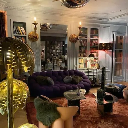 Large Boheme Creative Flat Below Montmartre 아파트 *